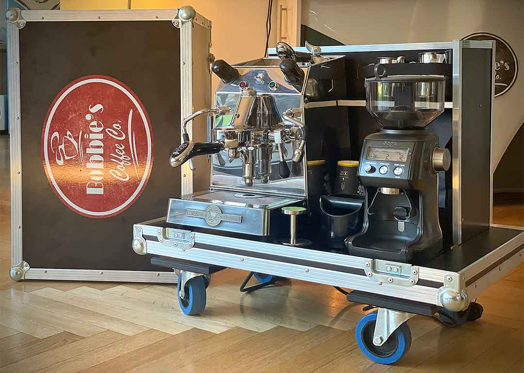 Coffee Case - mobile Kaffe Catering Lösung für Ihr Firmenfest - Bobbies Coffee Company